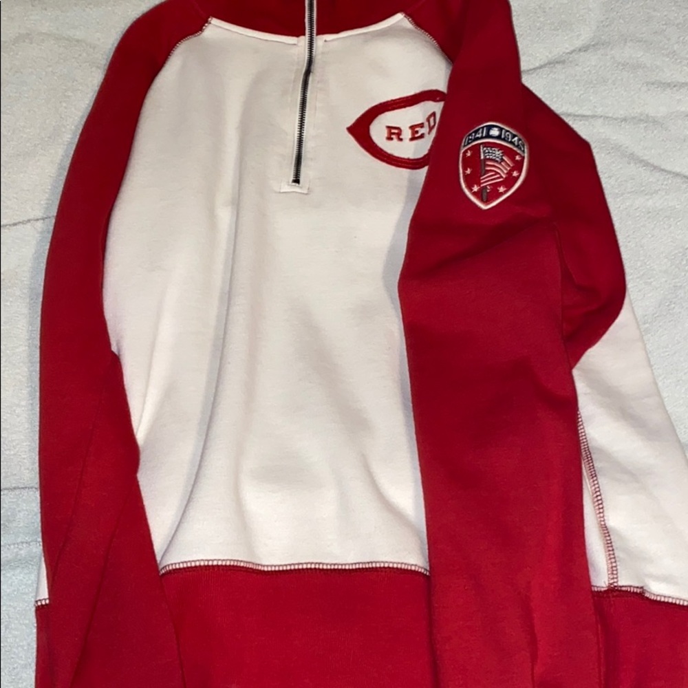 Cincinnati Reds ZIP Up Long Sleeve